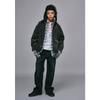 Bluetail Semi Wide Charcoal Gray Denim Pants Azh3pt02cg
