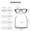Retro Small Round Anti Blue Light Photochromic Glasses For Men Women High Quality Acetate Brand Design Glasses Frame