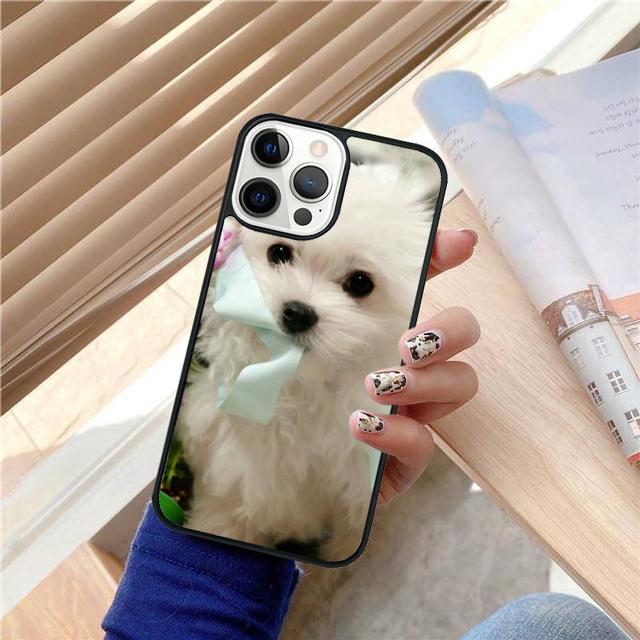 Maltese Dog Puppy Cute Coque Shell For iPhone 17 Air 15 16 Pro Max 14 13 12 11 Pro Max Plus Phone Case Cover