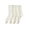 Women's Summer Thin Mesh Breathable Boneless Lace Mid Tube Cotton Socks
