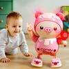 Cartoon Animal Electronic Pets Pig Dancing Toy Swing Early Education Toys  New Year
