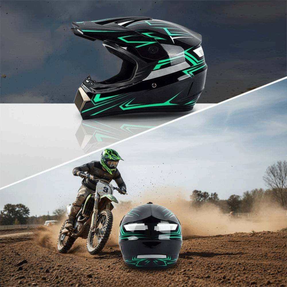 4 Pcs ABS Off Road Helmet Light Weight MTB Helmet  for MTB, Downhill, and Motorcycle Riding