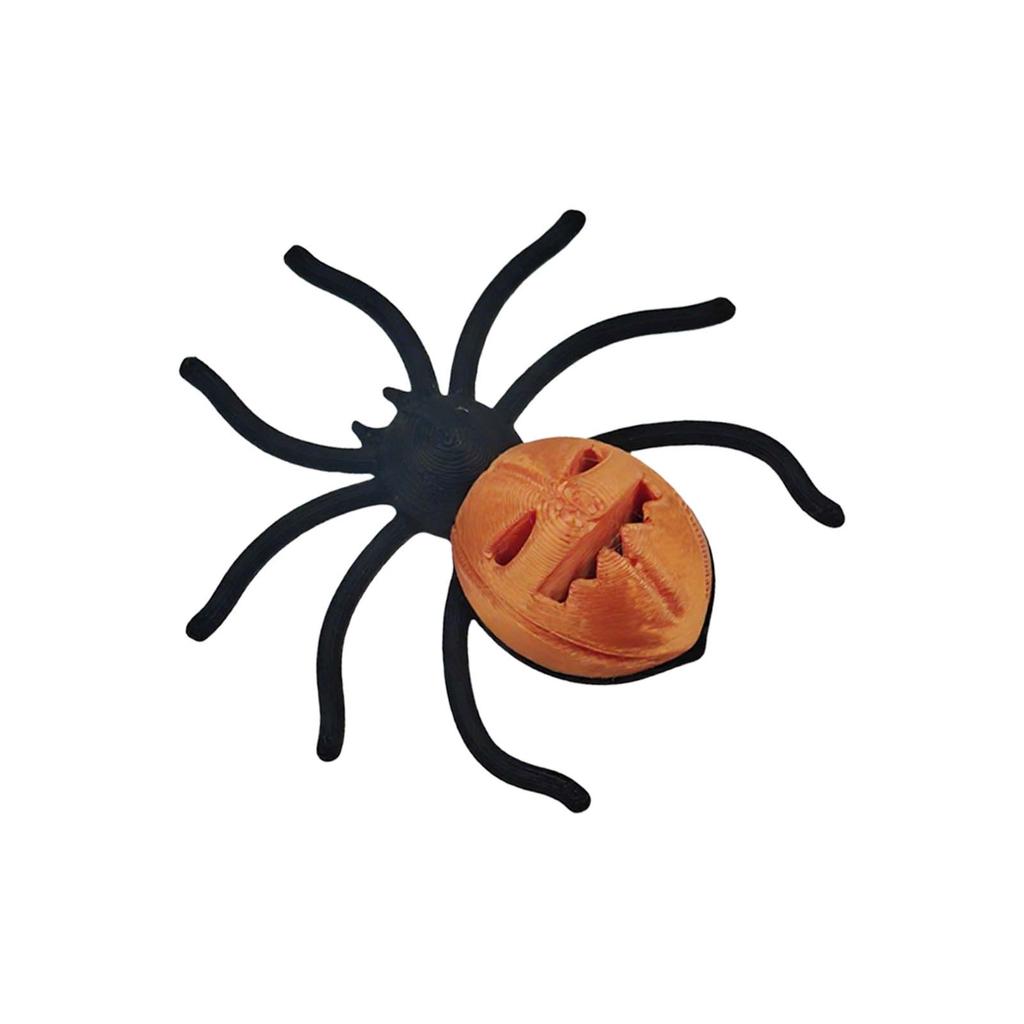Halloween Ornament 3D Printing Spider Pumpkin Refrigerator Sticker Simulation Horror Prank Decoration Toy