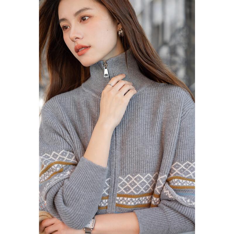 Mokana Fair Isle Jacquard Knitted Cardigan