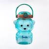 1000/1400ml Cute Bear Water Bottle Portable Large Capacity Water Cup Sport Drinking Mug With Straw