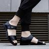 Fashion Summer Anti-slip Wearable Men's Sandals 2025 Fashion Leisure Breathable Shoes Quality Leather Outdoor Comfort Sandals Size 37-45