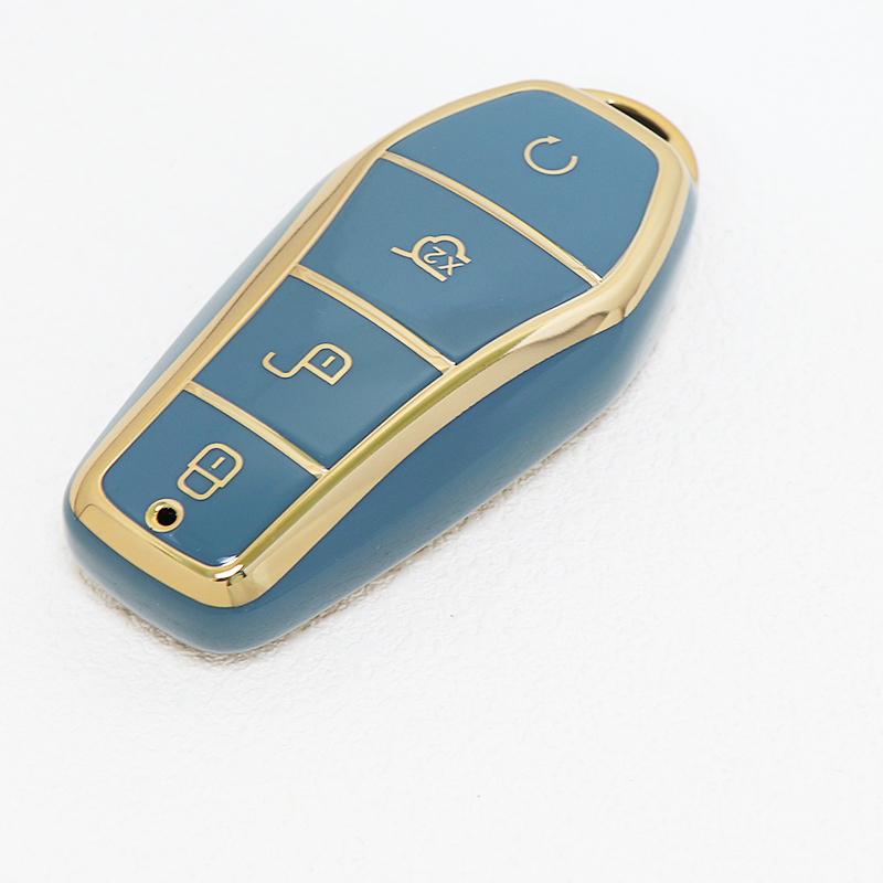 For Byd Song Pro Max Yuan Dolphin E2 Han Ev Tang Dm Qin Plus Car Key Cover Case Holder Shell Protector Auto Keyless Accessories