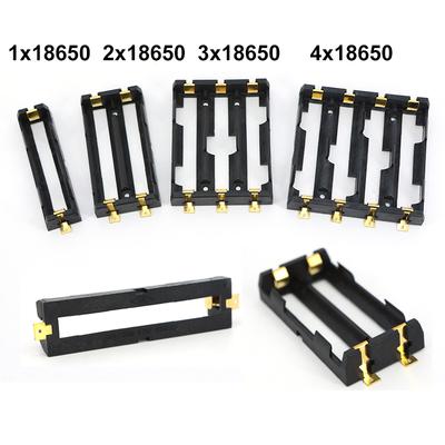 1X 2X 3X 4X Solt 18650 Battery Holder 18650 SMD Battery Box Storage Case Container Power Bank With Bronze Pins Rechargeable SMT