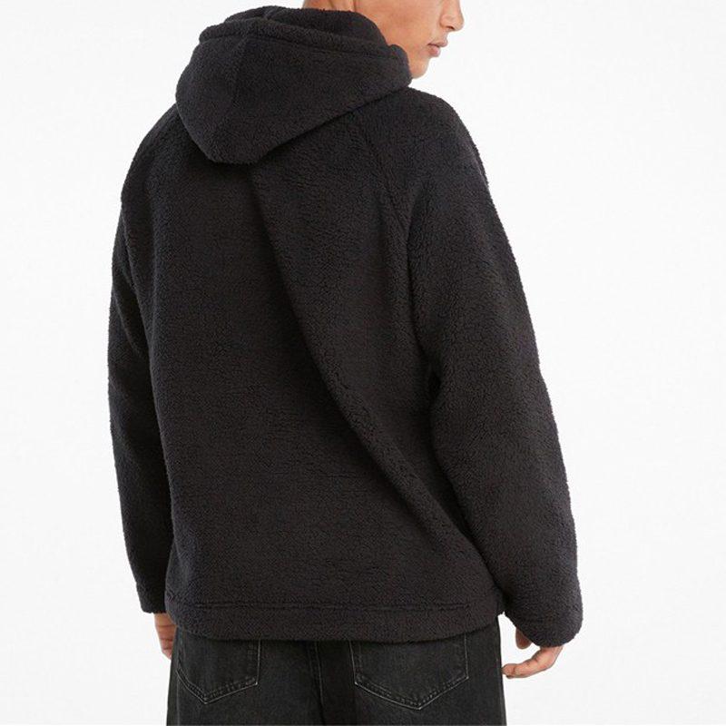 PUMA Sweatshirts Men's Black Hooded Thickened Regular 533122-01