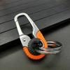 3PCS Stainless Steel Car Key Chain Ring Strong Key Ring Fashion Keychain Buckle  for Men Outdoor