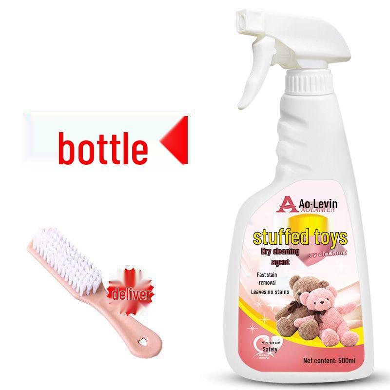 Waterless Cleaner for Plush Toys, Fabric Dolls, and Throw Pillows