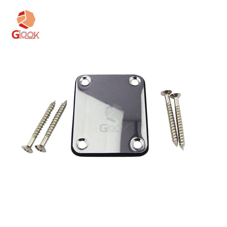 Electric Guitar/Bass Neck Reinforcement Plate with Screws - Instrument Accessory