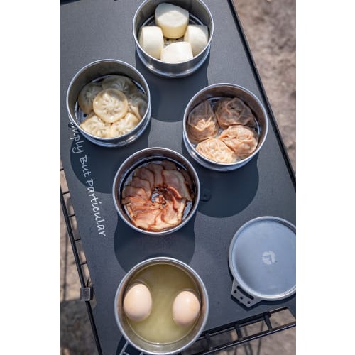 CAMPING MOON Sierra Steamer, Sierra Cup, Steamer, Steamed Dim Sum, Mini Steamer, Stainless Steel 304, 12cm, S362