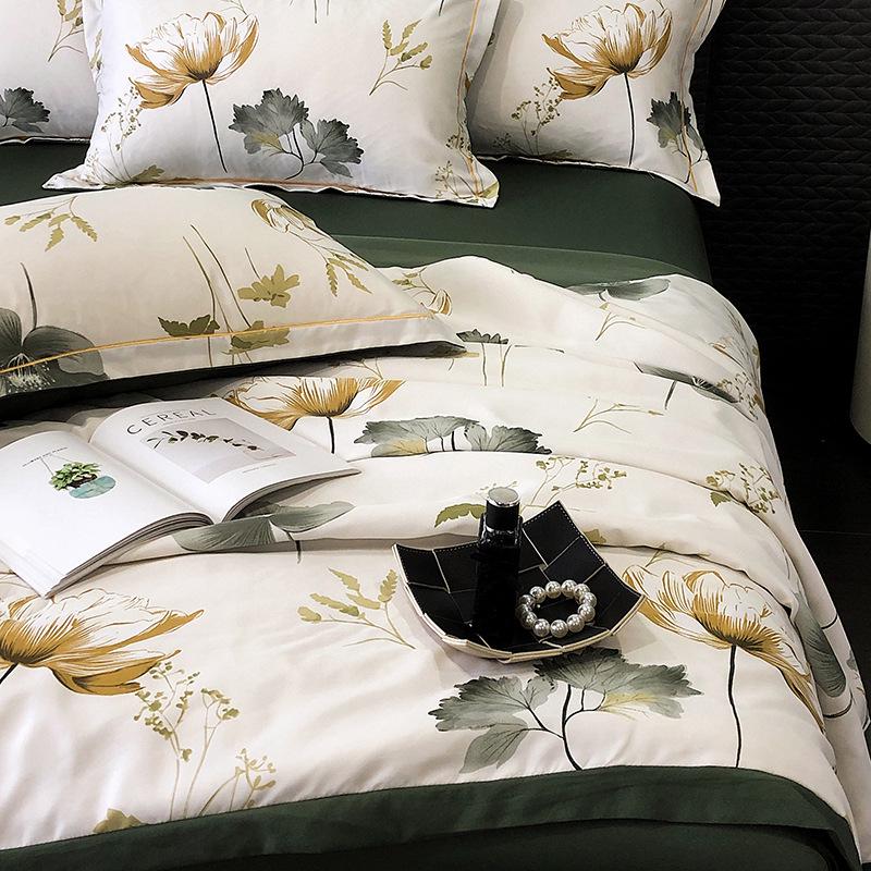 Tencel Summer Quilt Set: 25 Designs - Lightweight Silk, Washable, Perfect for Student Dorm Beds