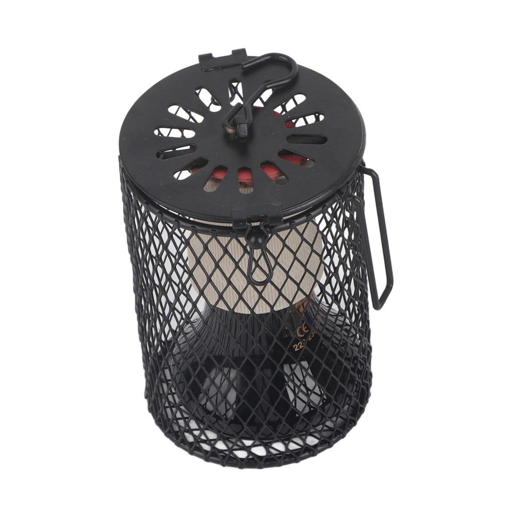 Emițător Ceramic Infraroșu 100W Bec Lampă Căldură Animal de Companie Reptilă Incubator (Negru  220-)