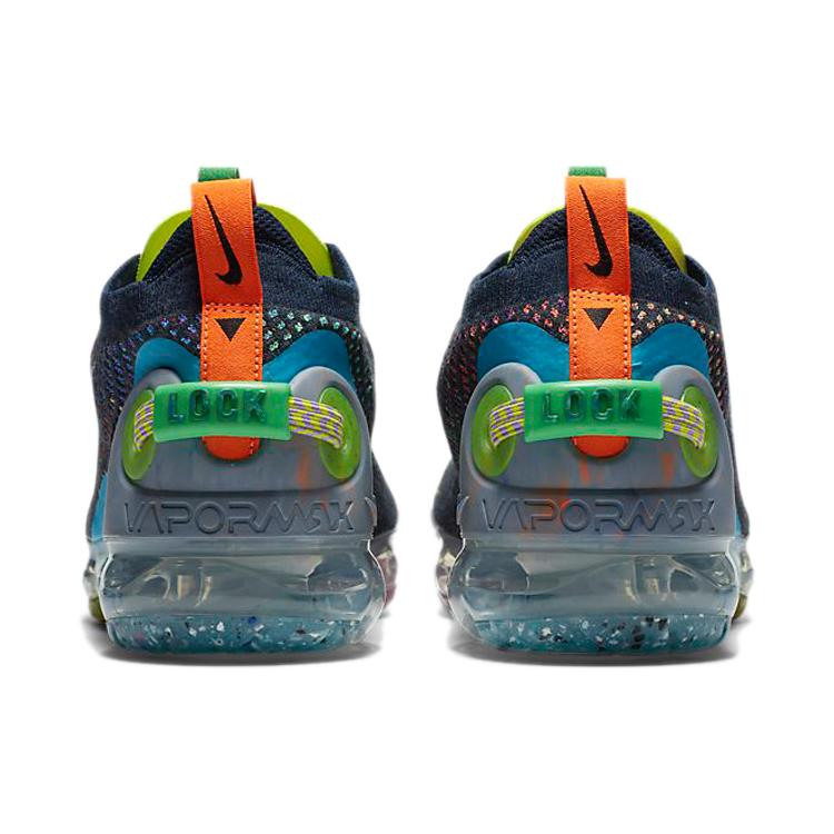 New Nike Air VaporMax 2020 Flyknit Deep Royal Blue Multi Color Women's CJ6741-400