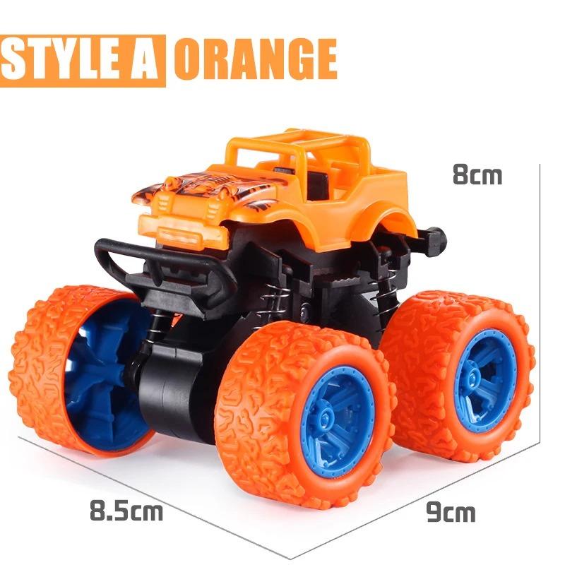 Toys Car Monster Truck Four-wheel Drive Vehicle Stunt Dump Car Inertia Car Toy Dinosaur Pull Back Children Toy Boy Girl Gift