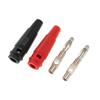 10Pcs 32A 4mm Banana Plugs Male Stackable Connector High Current Screw Type Speaker Cable Adapter 4mm High Current Banana Plugs