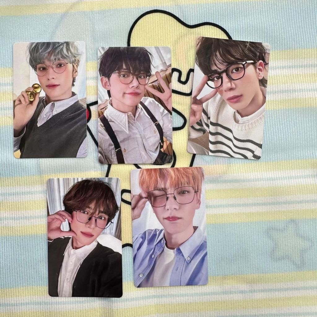 [USED] TXT FC Bonus New Member Fan Club Friend Referral Trading Cards (5 Cards)