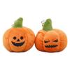 Cute Plush Pumpkin Ghost Keychain Adorable Halloween Decoration For Bags And Accessories