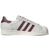 Adidas Superstar Off White Maroon Unisex Sneaker Rot H68187