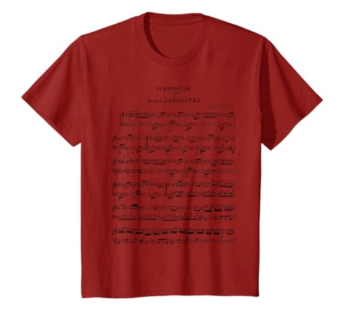 Beethoven sheet music piano pianist T-shirt
