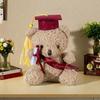 Yousheng Graduation Teddy Bear with PhD Cap Plush Stuffed Animal Gift for Graduates Soft Graduation Bear Doll Teddy Bear Hanging Bag Charm