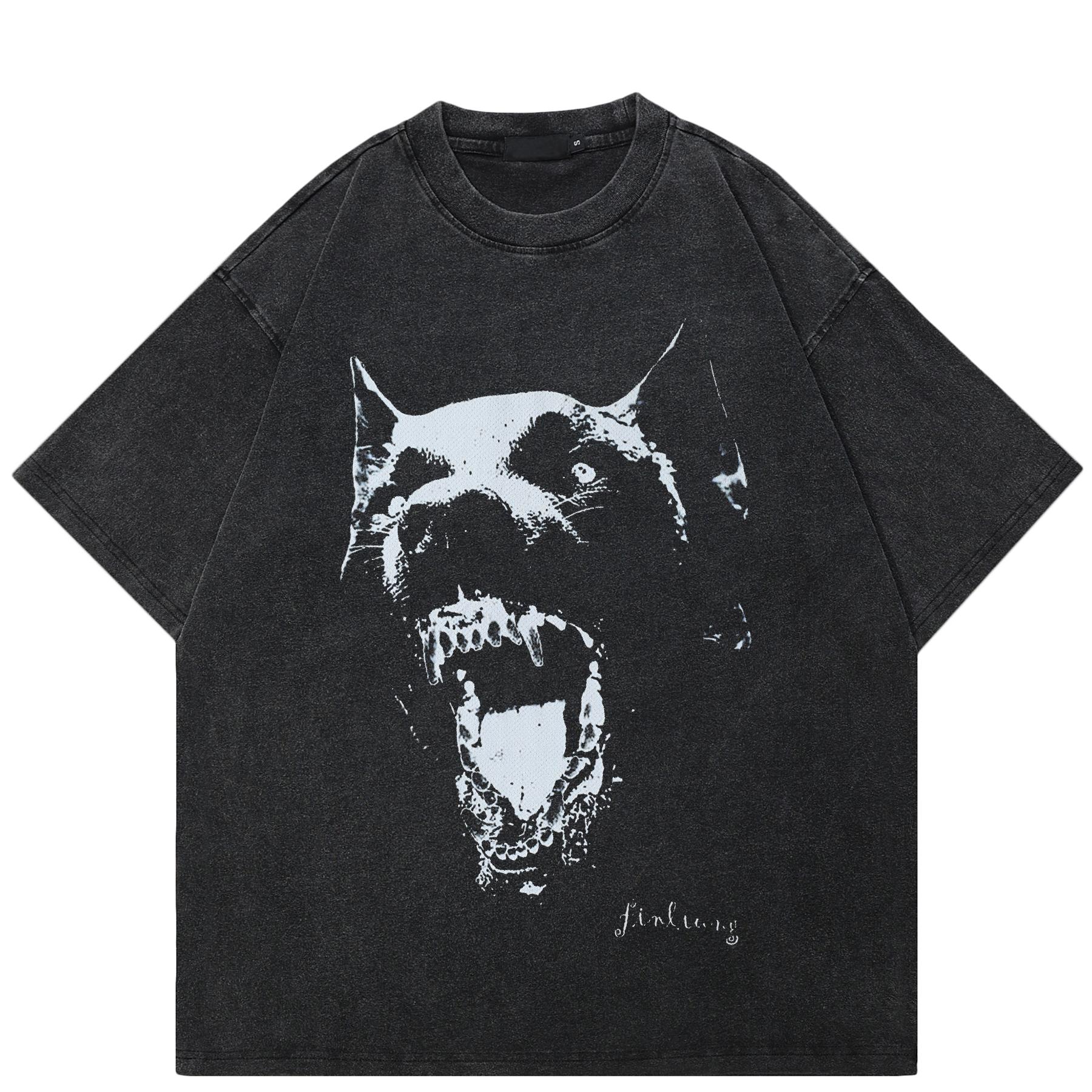

Футболка унисекс с рисунком Streetwear Beast 2024 S чёрный