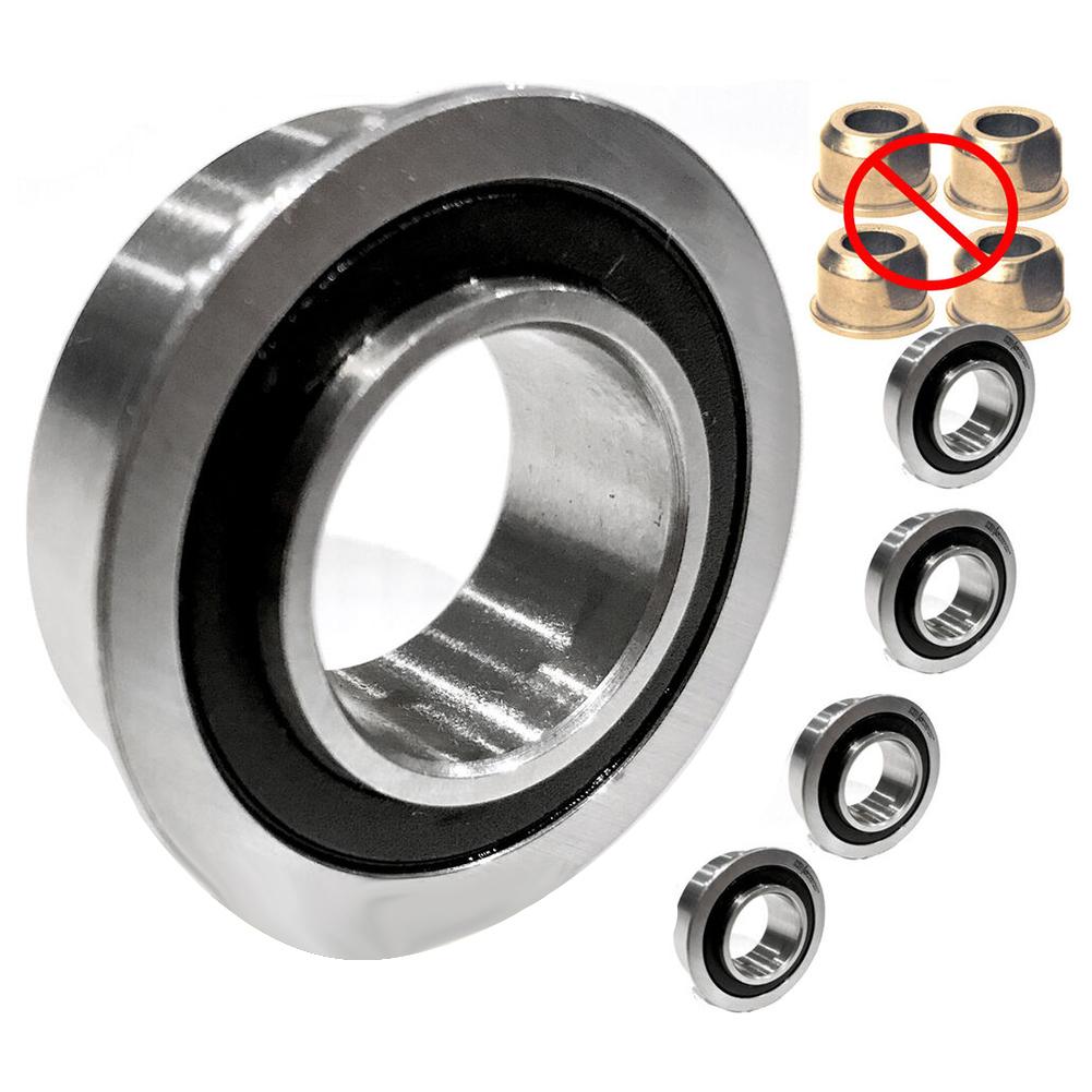 4er-Pack Radbuchsen-zu-Lager-Umrüstsätze für Rasenmäher von FOR Craftsman Für Murray Passt effizient für Modell 532009040
