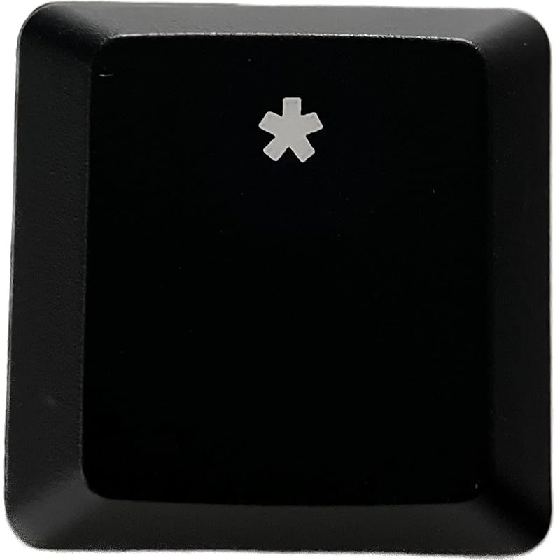 

logitech G913/G913TKL/G915 replacement keycaps [Sold as 1 piece] (Light-emitting compatible) [BERGBUCH] (*(numeric keypad), Black)