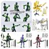 3d Printed Action Figure Diy Toy Figurine Movable Joint Poseable Material Pla