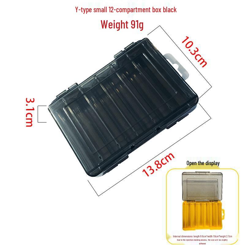 Double-Layer Fishing Lure Box - Tackle and Accessory Storage