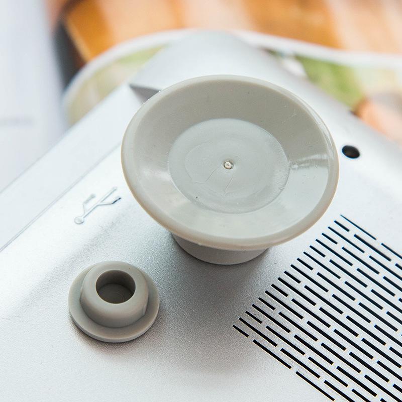 4-Pack Laptop Cooling Riser Pads with Suction Cups for Heat Dissipation