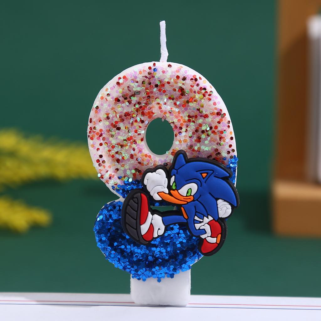 Cute Cartoon Digital Candles, Birthday Candles, Party Decorations