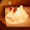 Easter Rabbit Lamp Mini Panda Night Light Cute Bunny Bedside Lamp Cartoon Desktop Ornament 2026 Easter Party Favor Gifts