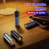 Outdoor Safety Portable Mini Cigarette Lighting Artifact Type C Mobile Cigarette Lighter Air Blowing Cigarette Lighter