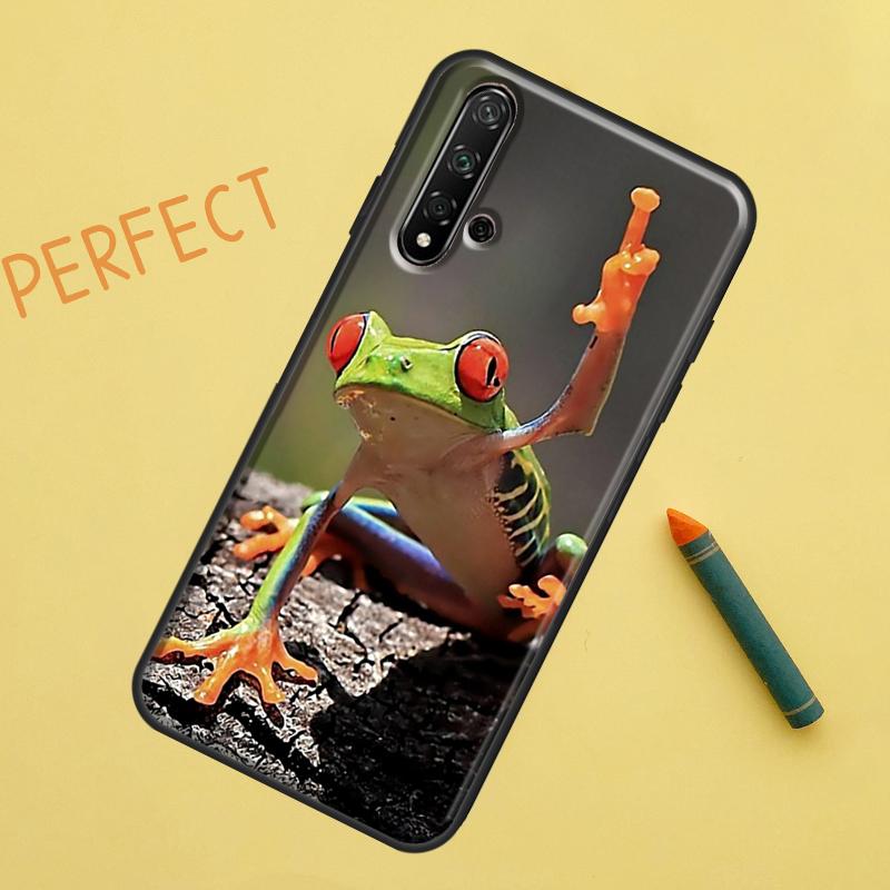 

Зеленая лягушка Чехол для дикой природы для Huawei Nova Y90 Y70 Y61 Y60 9 10 SE Nova 5T 11i 8i 7i 3i P20 P40 P30 Lite P60 Pro Huawei Nova 3i