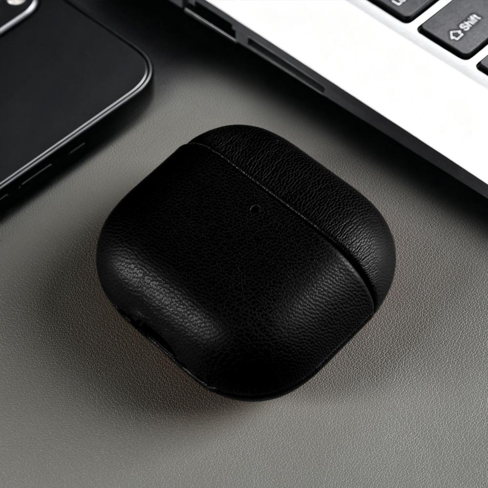 Earphone Case for Airpods Pro 2 3 Pro3 Pro2 for Airpods 4 Wireless Bluetooth Biobased Eco-Friendly Leather Hard Headphone Box