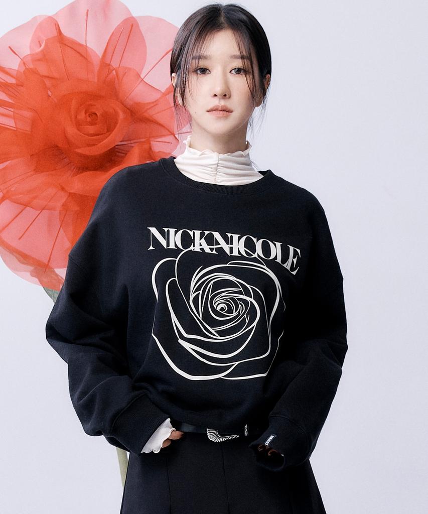 Nigaennikol Nicole Rose Printing Sweatshirt_12 Color