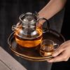 Japanese Style 680ml Heat Resistant Glass Teapots With Infuser Herbal Flower Tea Making Pot Kung Fu Tea Set Teaware