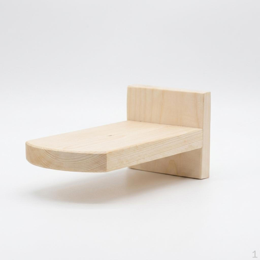 Scala da Arrampicata per Gatti in Legno Massiccio, Gradini ad Albero da Parete per Gabbie e Muri, Design Salvaspazio