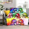 Cartoon Bubble Bobble Puzzle Bobble Retro-Spiel Weiche Flanelldecke für Betten Schlafzimmer Sofa Picknick, Überwurfdecke Outdoor Freizeit
