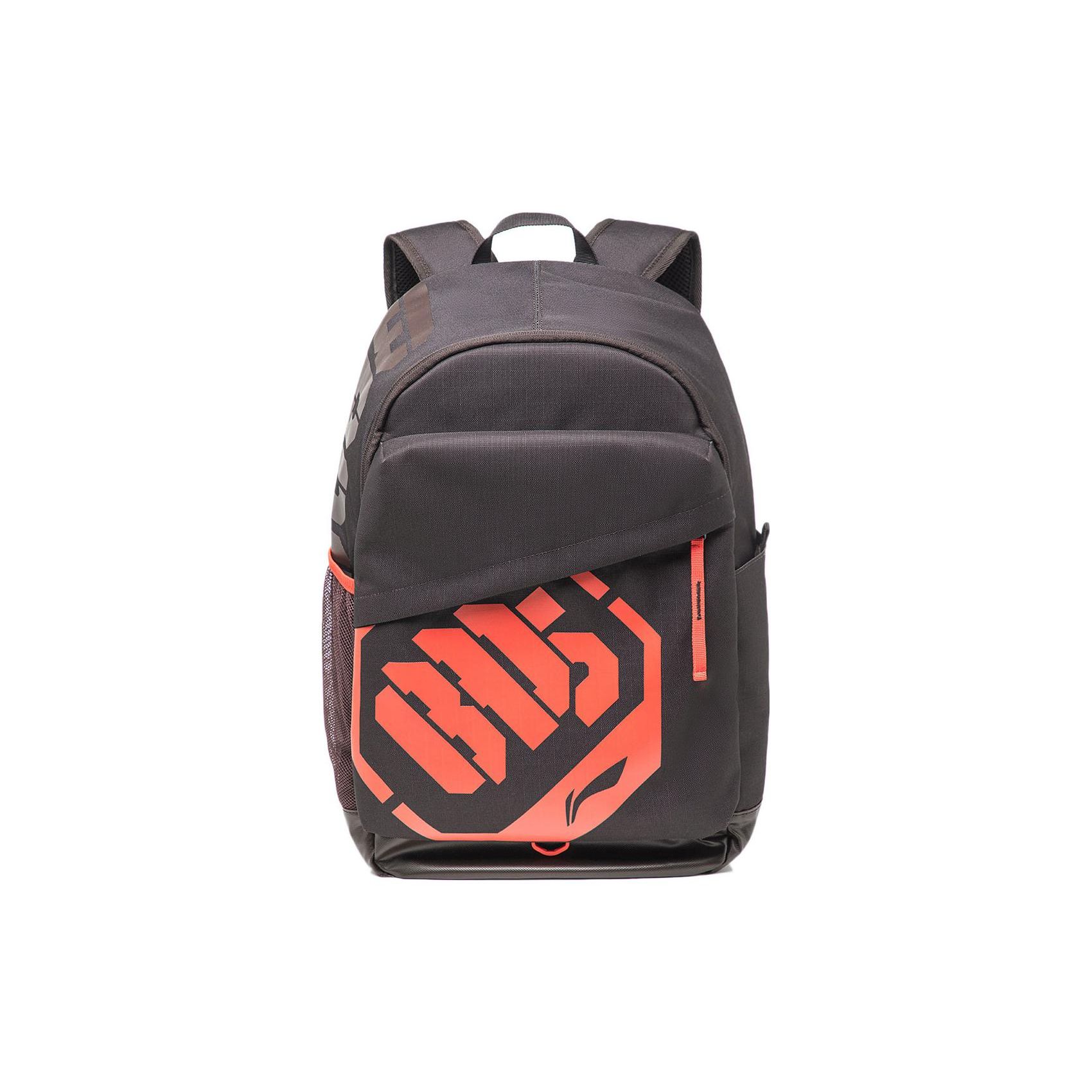 

Li Ning Anti-Five Silk Print Main Graphic Polyester Backpack Unisex Backpack Charcoal-Brown ABST235-3 Charcoal Coffee Brown