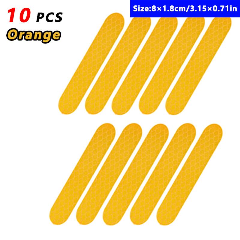Car Wheel Hub Reflective Stripes Door Safety Opening Warning Sticker Tape Auto Rear Warning Reflective Tape Car Accessories