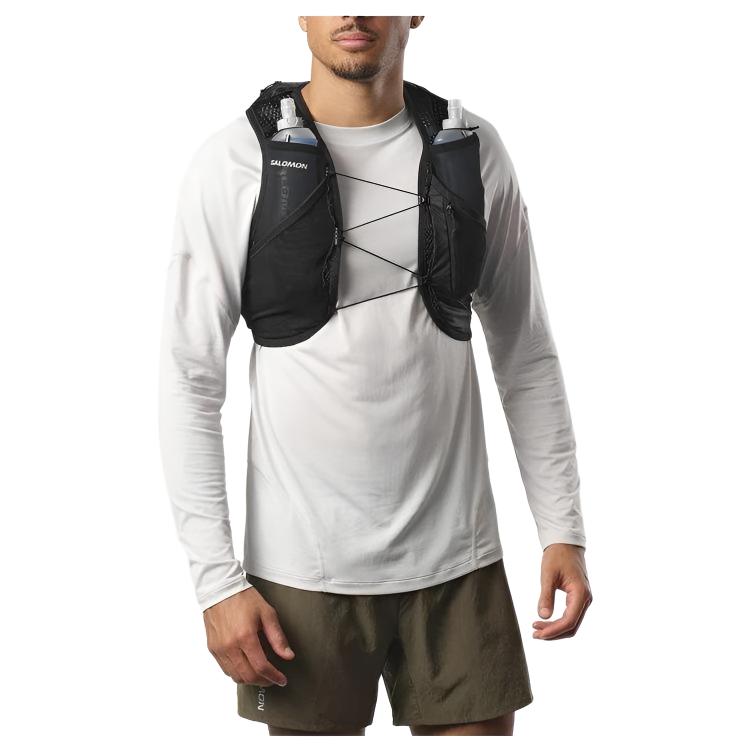 SALOMON 8L Mountaineering Bag Backpack Outdoor Bag Nylon Black Unisex LC2177800