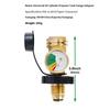 Brass Propane Tank Gauge Adapter Propane Level Indicator Propane Tank Gauge Level Indicator for Cylinder BBQ Gas Grill RV Camper