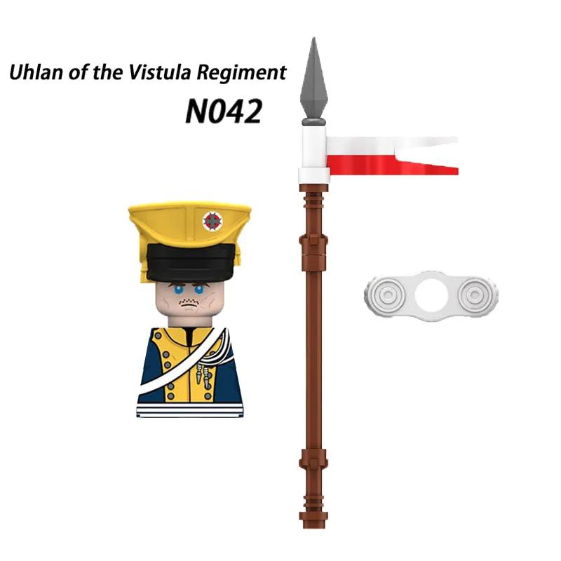 

Средневековые солдаты наполеоновских войн Фигурки Военные MOC Строительный блок Рыцари Британский Французский Фузилер Винтовки Оружие Детская игрушка