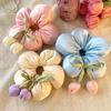 Tulipan Kwiat Jelito Grube Gumka do Włosów Nowa Gumka do Koka Kucyk Ozdoba do Włosów Nakrycie Głowy Akcesoria do Włosów Dziewczynki Kobiety