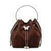 Textured Small Bag Women's Autumn and Winter New Portable Bucket Bag Premium Chain Messenger Bag