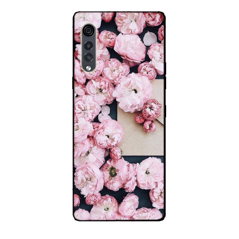 Etui do LG Velvet Czarny Zderzak Silikonowe TPU Miękkie Pokrowiec na Telefon Do LG Velvet 5G LM-G900 Etui Kreskówka Funda Do Etui LG Velvet